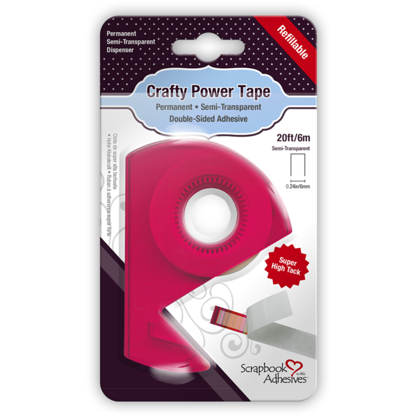 Crafty Power Tape 20’ in Dispenser Scrapbook Adhesives by 3L